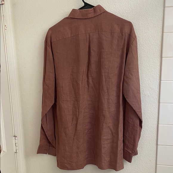 Men's Brown Long Sleeve Shirt - Picture 7 of 7